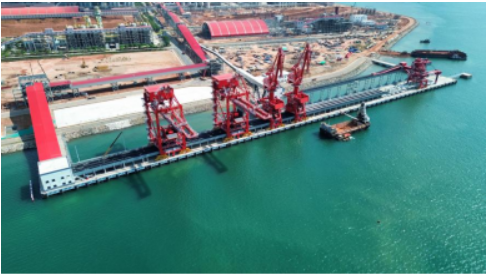 配资的论坛 服务属地发展！中建筑港印尼宾坦南山工业园7万吨码头工程正式投入使用